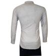 Stripes Light Gray Shirt : Business