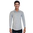 Stripes Light Blue Shirt : Business
