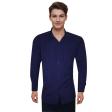 Stripes Navy Blue Shirt : Business