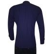 Stripes Navy Blue Shirt : Business