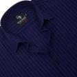 Stripes Navy Blue Shirt : Business