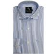 Stripes Blue Shirt : Business