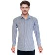Stripes Blue Shirt : Business