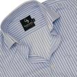 Stripes Blue Shirt : Business