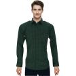 Print Dark Green Shirt : Slim