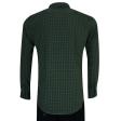 Print Dark Green Shirt : Slim