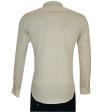 Print Cream Shirt : Slim