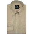 Self Design Fawn Shirt : Business