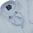 Self Design Light Blue Shirt : Business