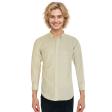 Self Design Fawn Shirt : Business