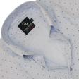 Self Design Blue Shirt : Business