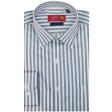Stripes Blue Shirt : Business