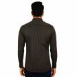 Stripes Brown Shirt : Business