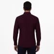 Stripes Maroon Shirt : Business