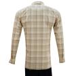 Checks Beige Shirt : Business
