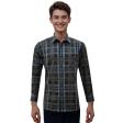 Checks Gray Shirt : Business