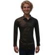 Print Black Shirt : Party