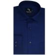 Plain Dark Blue Shirt : Business