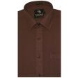 Plain Brown Shirt : Business