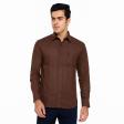 Plain Brown Shirt : Business
