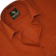 Plain Rust Shirt : Business