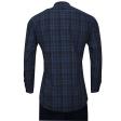 Print Blue Shirt : Party
