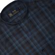 Print Blue Shirt : Party