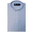 Print Light Blue Shirt : Party