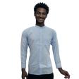 Print Light Blue Shirt : Party
