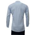 Print Light Blue Shirt : Party