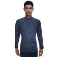 Print Blue Shirt : Party