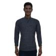 Print Blue Shirt : Party