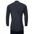 Print Blue Shirt : Party