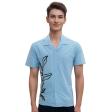 Combination Light Blue T-shirt : Regular