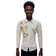 Handpainted Cream Shirt : Ditto