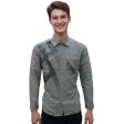 Handpainted Dark Gray Shirt : Ditto