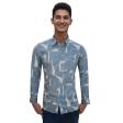 Print Gray Shirt : Party