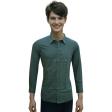 Print Green Shirt : Party