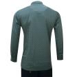 Print Green Shirt : Party