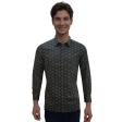 Print Green Shirt : Party