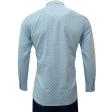 Print Blue Shirt : Party