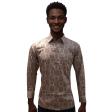 Print Peach Shirt : Party