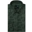 Print Green Shirt : Party
