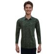 Print Green Shirt : Party