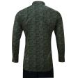 Print Green Shirt : Party