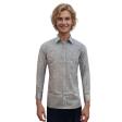 Print Gray Shirt : Party