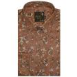 Print Rust Shirt : Party