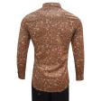 Print Rust Shirt : Party