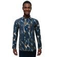 Print Blue Shirt : Ditto