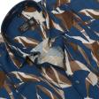 Print Blue Shirt : Ditto